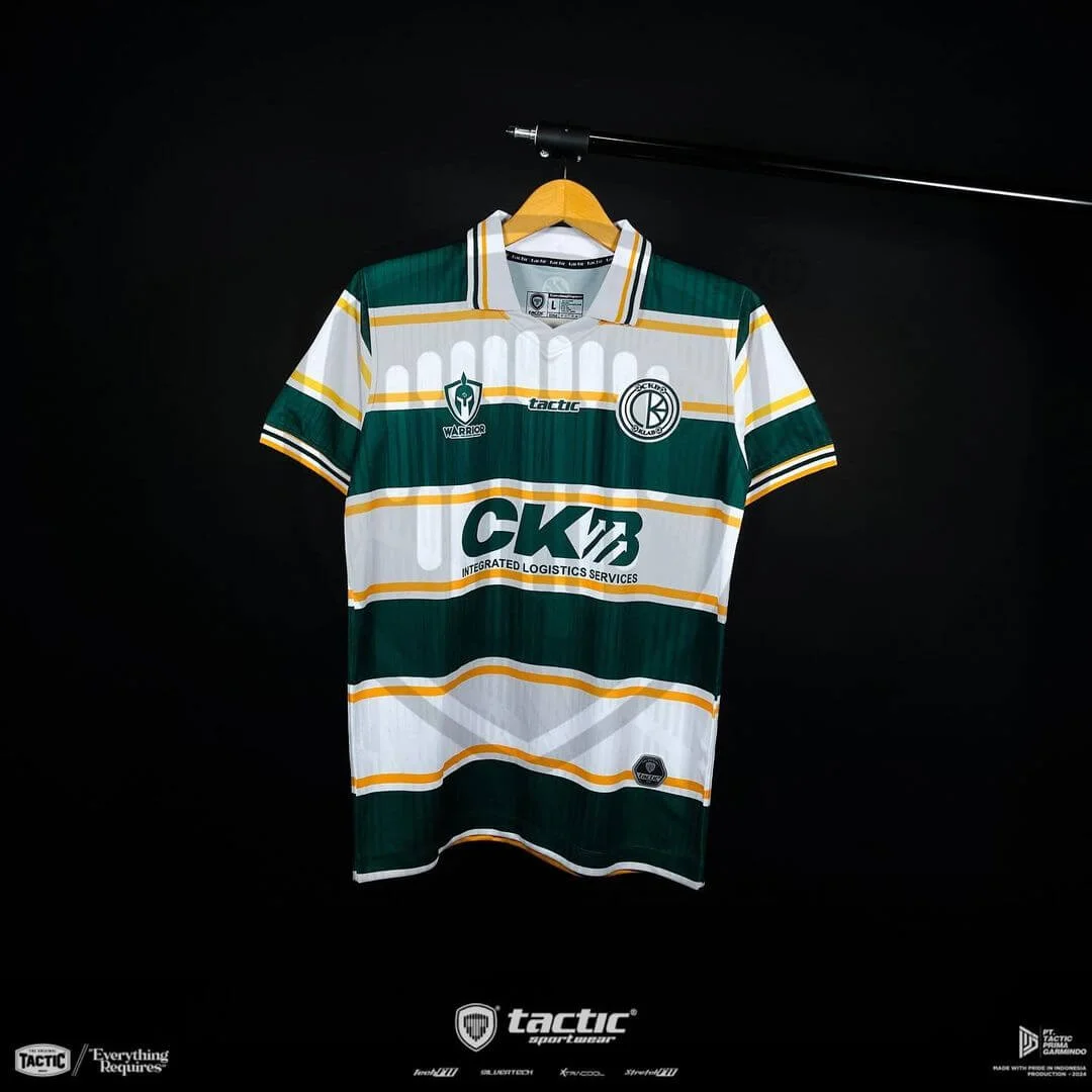 detail jersey ckb warrior fc tampak depan
